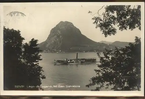 Lago di Lugano Mont S. Salvatore