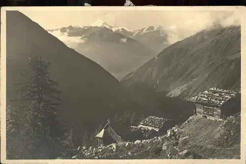 Loetschental Berkapelle Bockenalp Kipperl Weisshorn