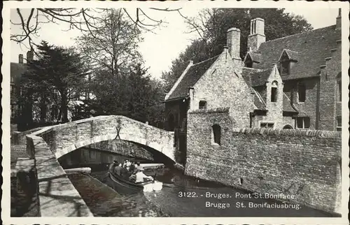 kk10236 Bruges Flandre Pont St. Boniface Kategorie.  Alte Ansichtskarten