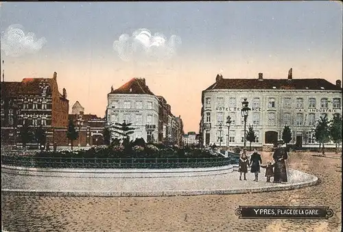 Ypres Place de la Gare Kat. 