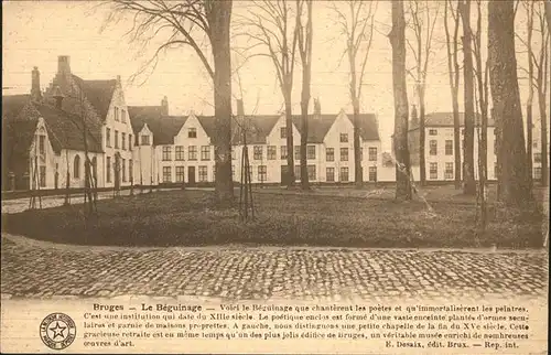 Bruges Flandre Le Beguinage Kat. 