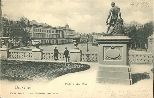 kk11407 Bruxelles Bruessel Palais du Roi Denkmal  Kategorie.  Alte Ansichtskarten