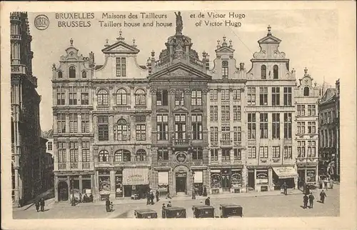 kk11421 Bruxelles Bruessel Maisons des Tailleurs Victor Hugo Kategorie.  Alte Ansichtskarten