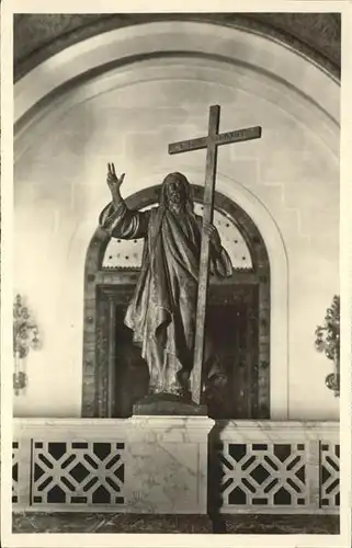 Den Haag Ehrentreppe Friedenspalast Christus Figur