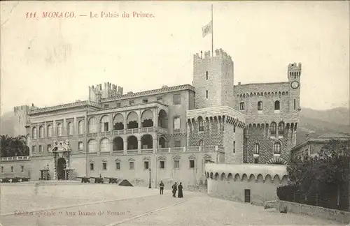 kk12179 Monaco Le Palais du Prince Kategorie.  Alte Ansichtskarten
