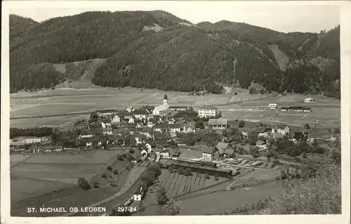 kk12451 St Michael Obersteiermark Panorama Kategorie.  Alte Ansichtskarten