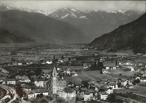 kk12634 Terlano Suedtirol Panorama mit Dolomiten Kategorie. ueberetsch Unterland Alte Ansichtskarten