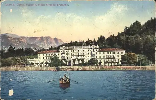 Bellagio Lago di Como Hotel Grande Bretagne Boot