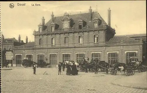 Douai Nord La Gare Pferdekutsche Kat. Douai