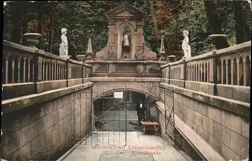 Ditzenbach Mineralbad Mineralquelle Kat. Deutschland