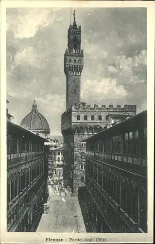 Firenze Toscana Portici degli Uffizi Kat. Firenze