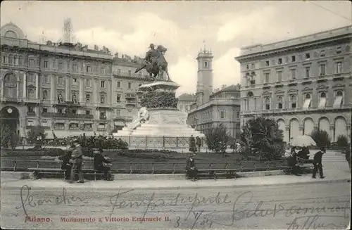 Milano Monumento a Vittorio Emanuele II Kat. Italien