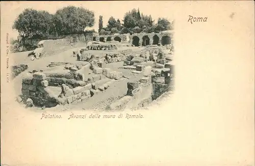 Rom Roma Palatino Avanzi delle mura di Romolo Ruine /  /Rom