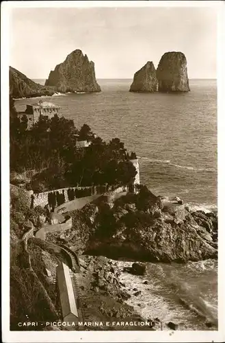 Capri Piccola Marina e Faraglioni Kat. Italien