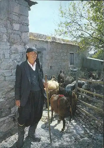 Cyprus Zypern Ziegen Hirte Kat. Zypern