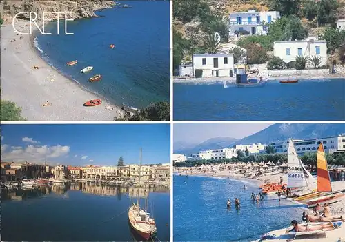 Crete Kreta Teilansichten Strand Hafen