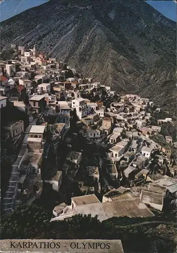 Olympos Olymbos Teilansicht Kat. Karpathos