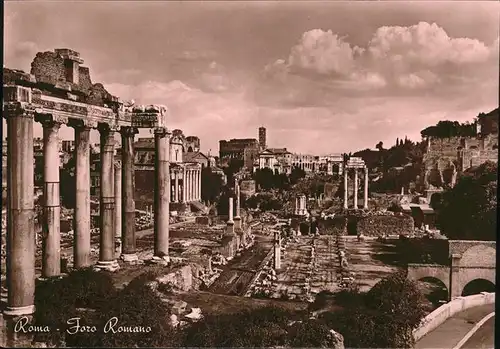 Rom Roma Foro Romano Das roemische Forum Ruine /  /Rom
