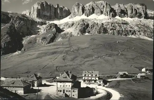 Passo Pordoi Alb. Maria e Savoja Gruppo Sella Dolomiti Kat. Italien