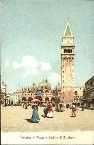 Venezia Venedig Piazza e Basilica di San Marco Kat. 