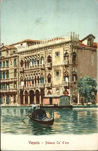 Venezia Venedig Palazzo Ca d oro Kat. 