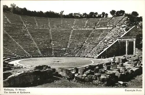 Epidauros Theatre Ruine antike Staetten