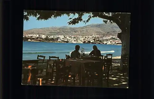 Andros Teilansicht Strand Restaurant