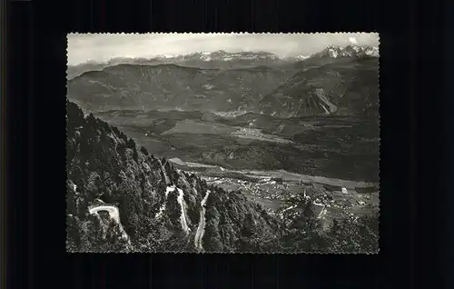 Mendelpass Panorama Blick auf Kalterersee Kat. Italien