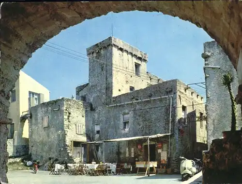 Borgio Verezzi Torre Saracena Turm Kat. Italien