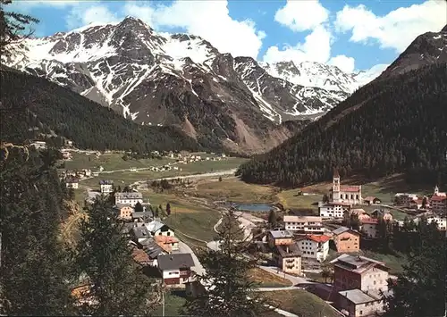 Prad Stilfserjoch Panorama mit Alpenblick