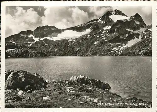 Medel Lucmagn am Luckmanierpass Laiblau See mit Piz Rondadura Feldpost Kat. 