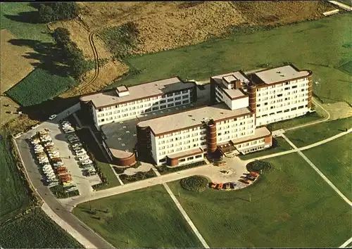 kk18393 Teutoburgerwald Staatsbad Meinberg Kurklinik im Park Fliegeraufnahme Kategorie. Detmold Alte Ansichtskarten