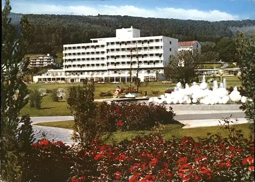 Salmuenster Bad Soden Kurpark mit Kurklinik Hessen