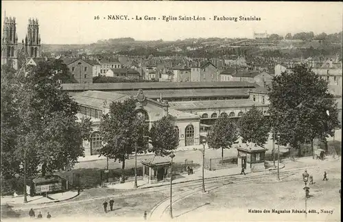 Nancy Lothringen la Gare Eglise Saint-Leon / Nancy /Arrond. de Nancy