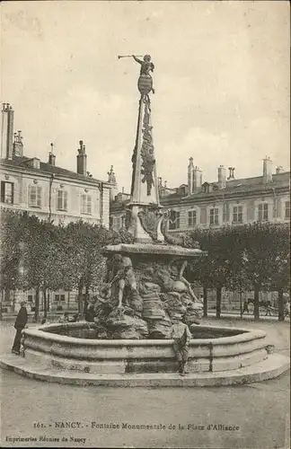 Nancy Lothringen Fontaine Monumentale de la Place d'Alliance / Nancy /Arrond. de Nancy