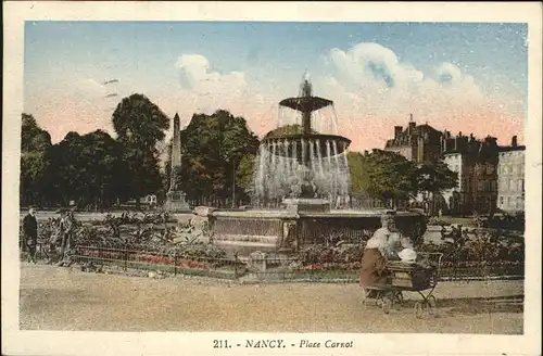 Nancy Lothringen Place Carnot Fontaine monument / Nancy /Arrond. de Nancy