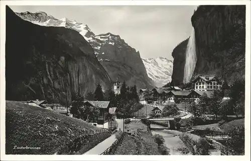 Lauterbrunnen BE Wasserfall Kat. Lauterbrunnen