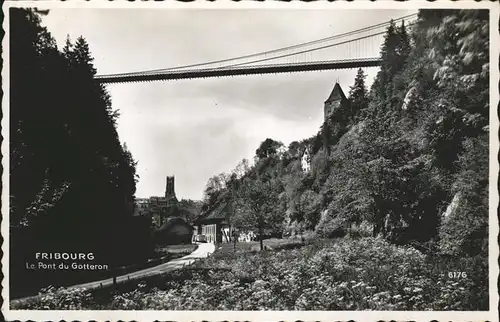 Fribourg FR Le Pont du Gotteron Kat. Fribourg FR