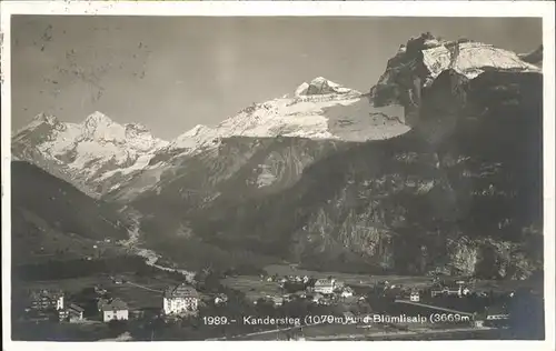 Kandersteg BE Bluemlisalp Kat. Kandersteg