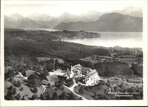 Luzern LU Kurhaus Sonn-Matt Fliegeraufnahme / Luzern /Bz. Luzern City