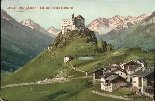Engadin GR Unter-Engadin Schloss Tarasp / St Moritz /Bz. Maloja