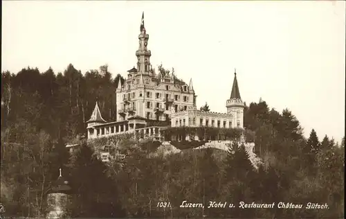 Luzern LU Restauarnt Chateau Guetsch / Luzern /Bz. Luzern City