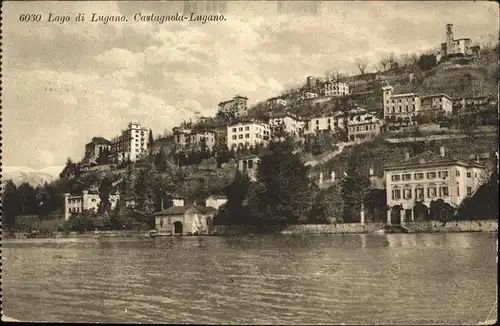 Lago di Lugano Castagnola Lugano Kat. Italien