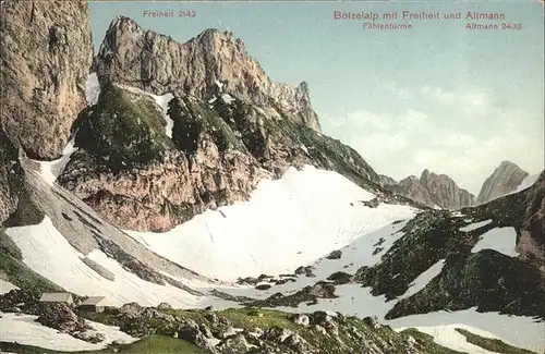 Altmann Saentis Boetzelalp Freiheit Faehlertuerme / Altmann /Rg. Saentis