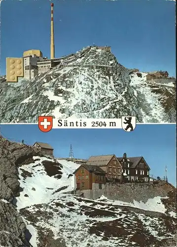 Saentis AR Gipfel Berghaus Kat. Saentis