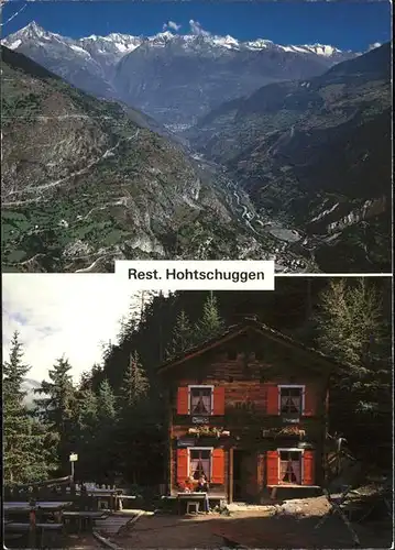 Graechen VS Restaurant Hohtschuggen Alpenpanorama Kat. Graechen