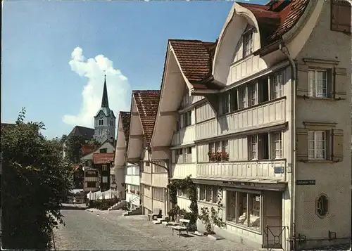 Herisau AR Dorfpartie Kirche Feldpost Kat. Herisau