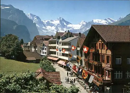 Wengen BE Hotels Metropol und Bernerhof mit Alpenpanorama Kat. Wengen