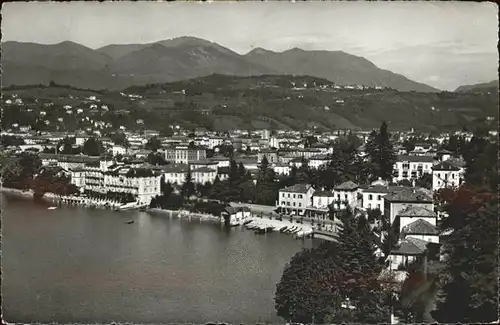 Lago di Lugano Cassarate Panorama Kat. Italien