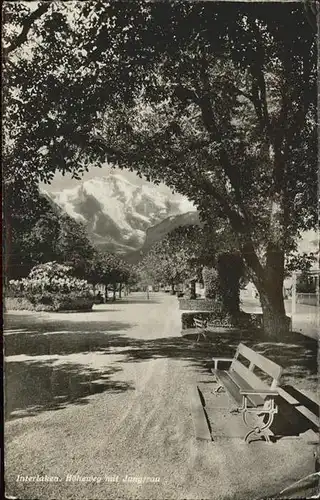 Interlaken BE Hoehenweg mit Jungfrau Kat. Interlaken